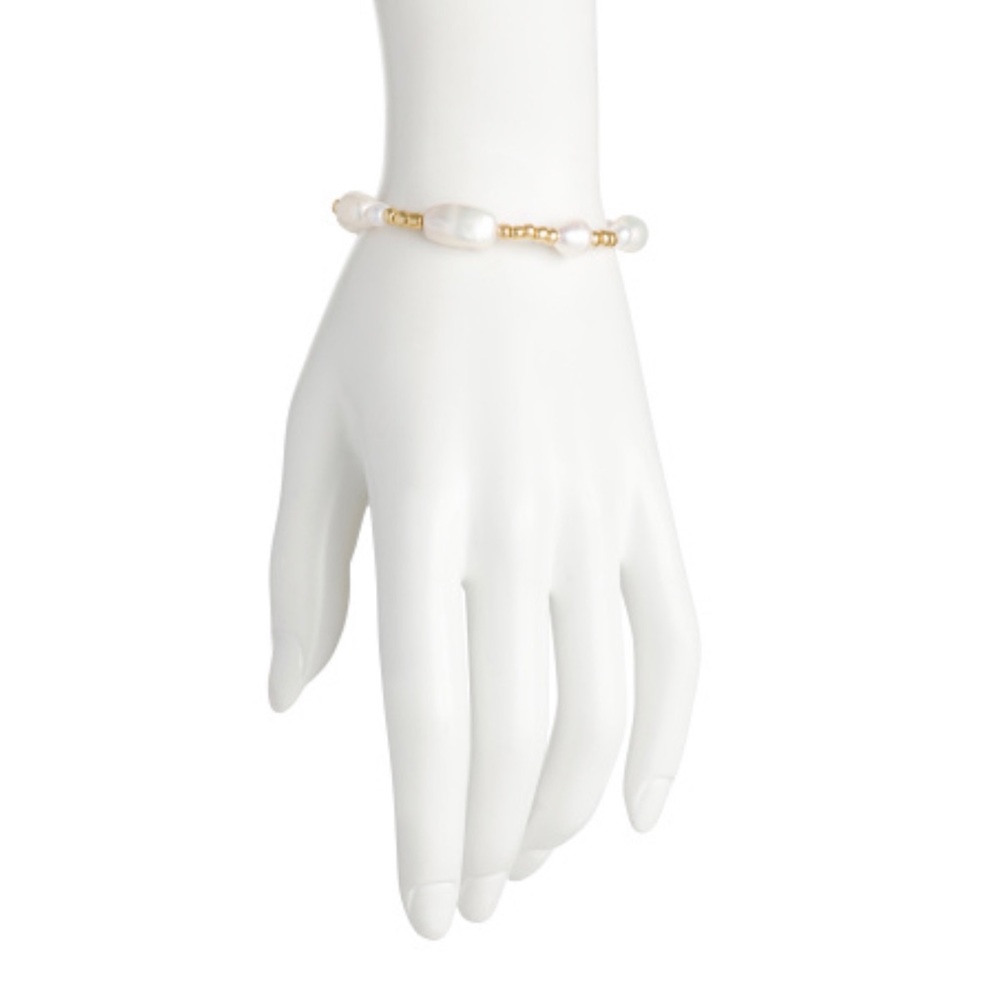 DANNIJO Valeria Bracelet Freshwater Pearl Yin Yang set NWT - Picture 4 of 16